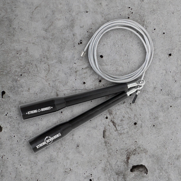 Corde à sauter de vitesse en aluminium XM FITNESS Revolver