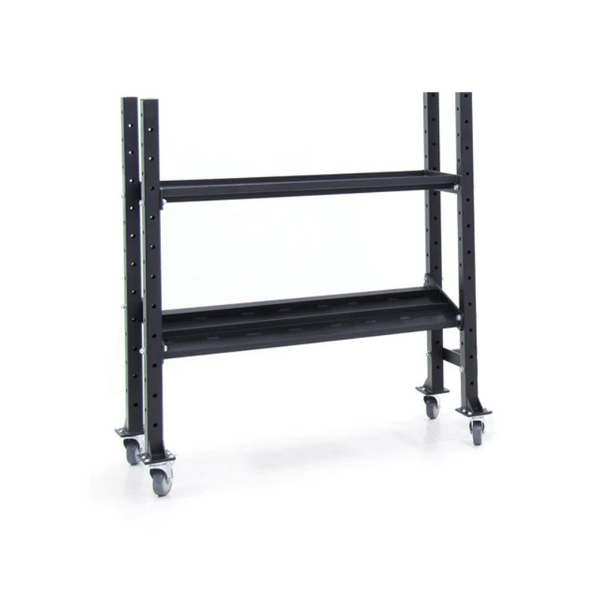 Support de rangement pour kettlebells/haltères à 2 niveaux XM Fitness