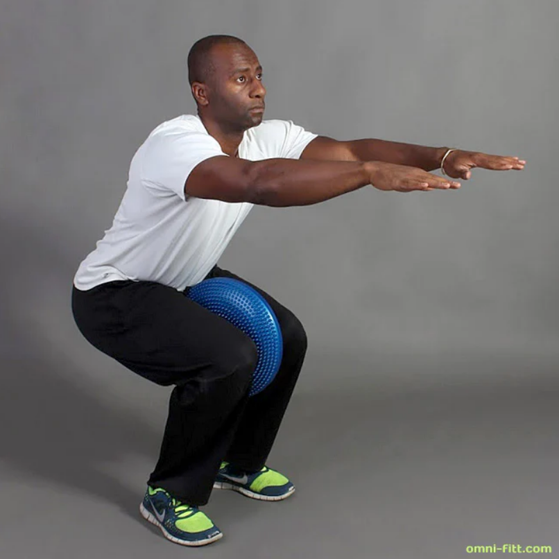 Coussin d'équilibre bleu Jasmine Fitness