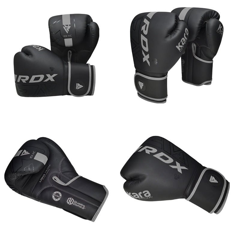GANTS DE BOXE F6 NOIR MAT