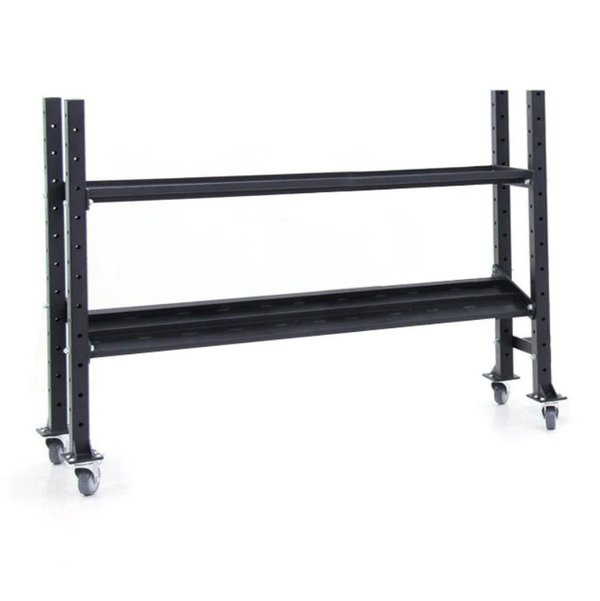 Support de rangement pour kettlebells/haltères à 2 niveaux XM FITNESS - 6 pieds
