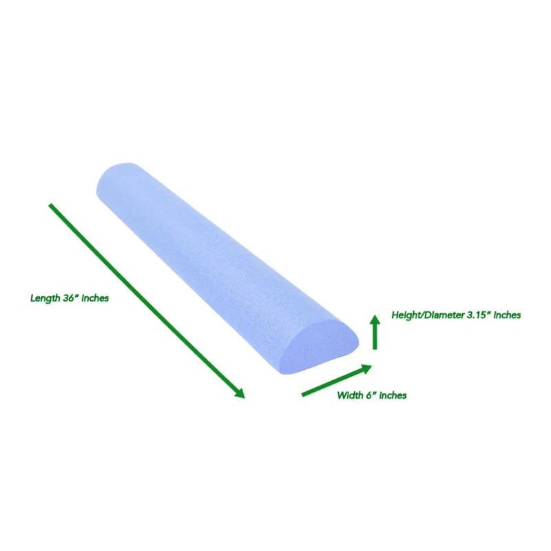 Rouleau en mousse, demi-tube, 36 pouces
