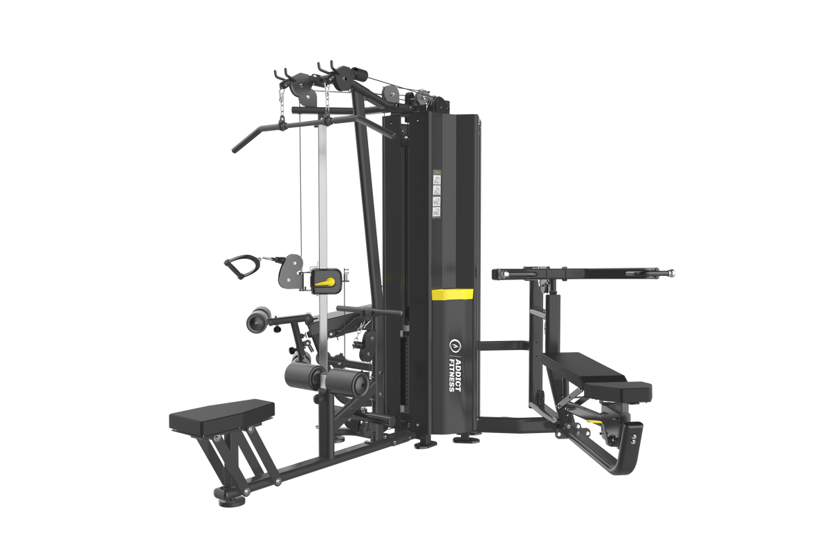 Multi station commercial 3 Stack Addict fitness