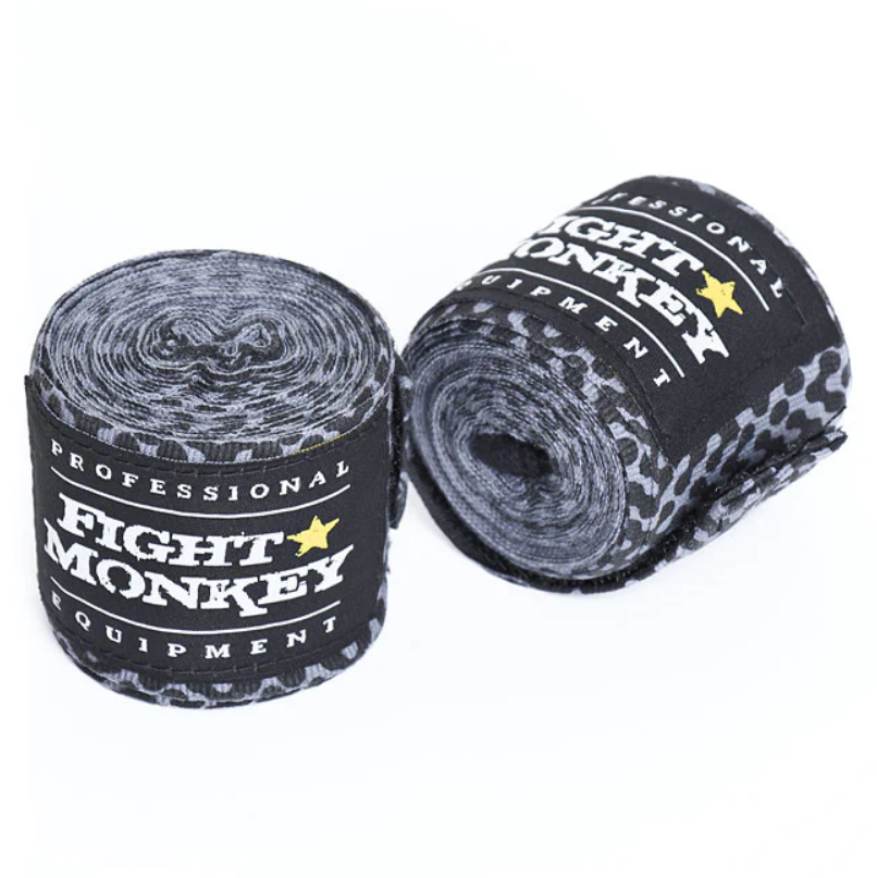 Fight Monkey 180" Hand Wraps - Halftone