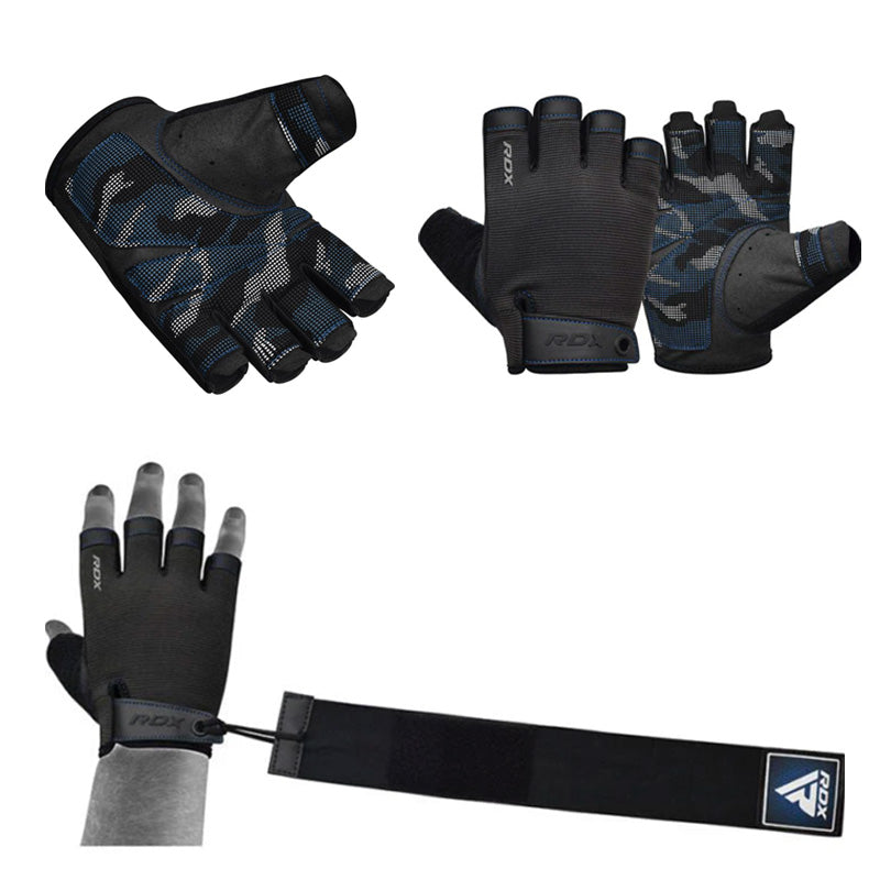 Gants de gymnastique demi-doigts d'haltérophilie T2