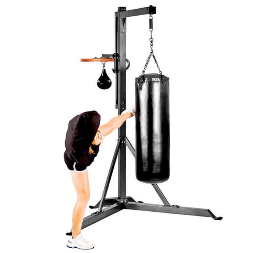 Support de sac lourd commercial avec plate-forme de sac de frappe rapide