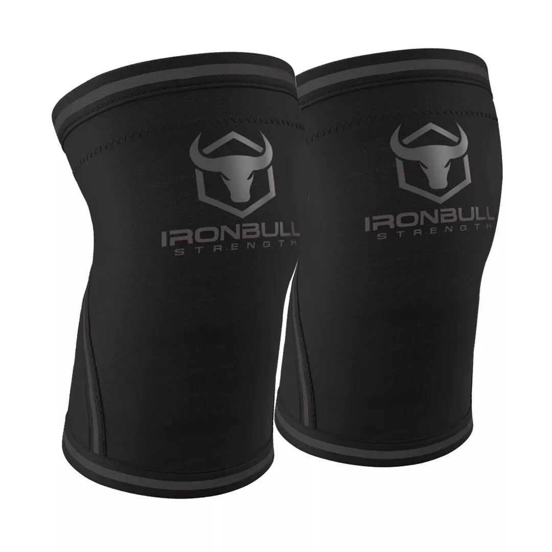 7mm Knee Sleeves - Black / L - Fitness Dépôt +