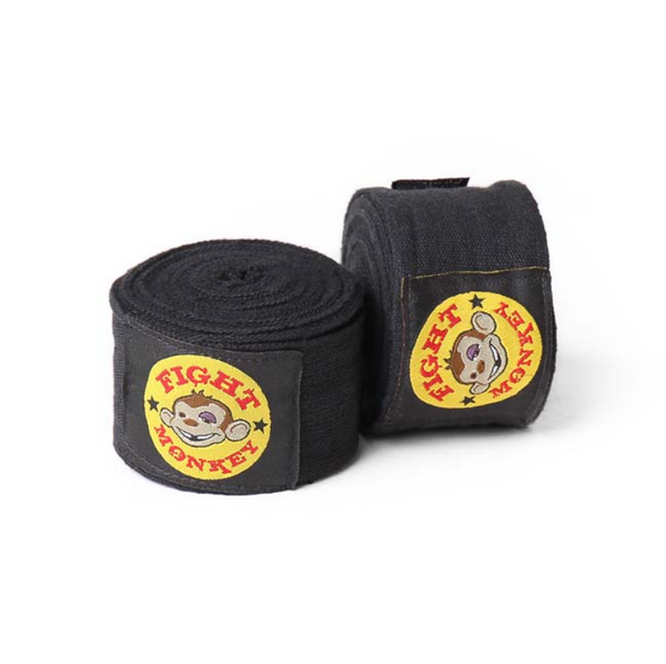 Bandages pour les mains Fight Monkey 180" - Noir