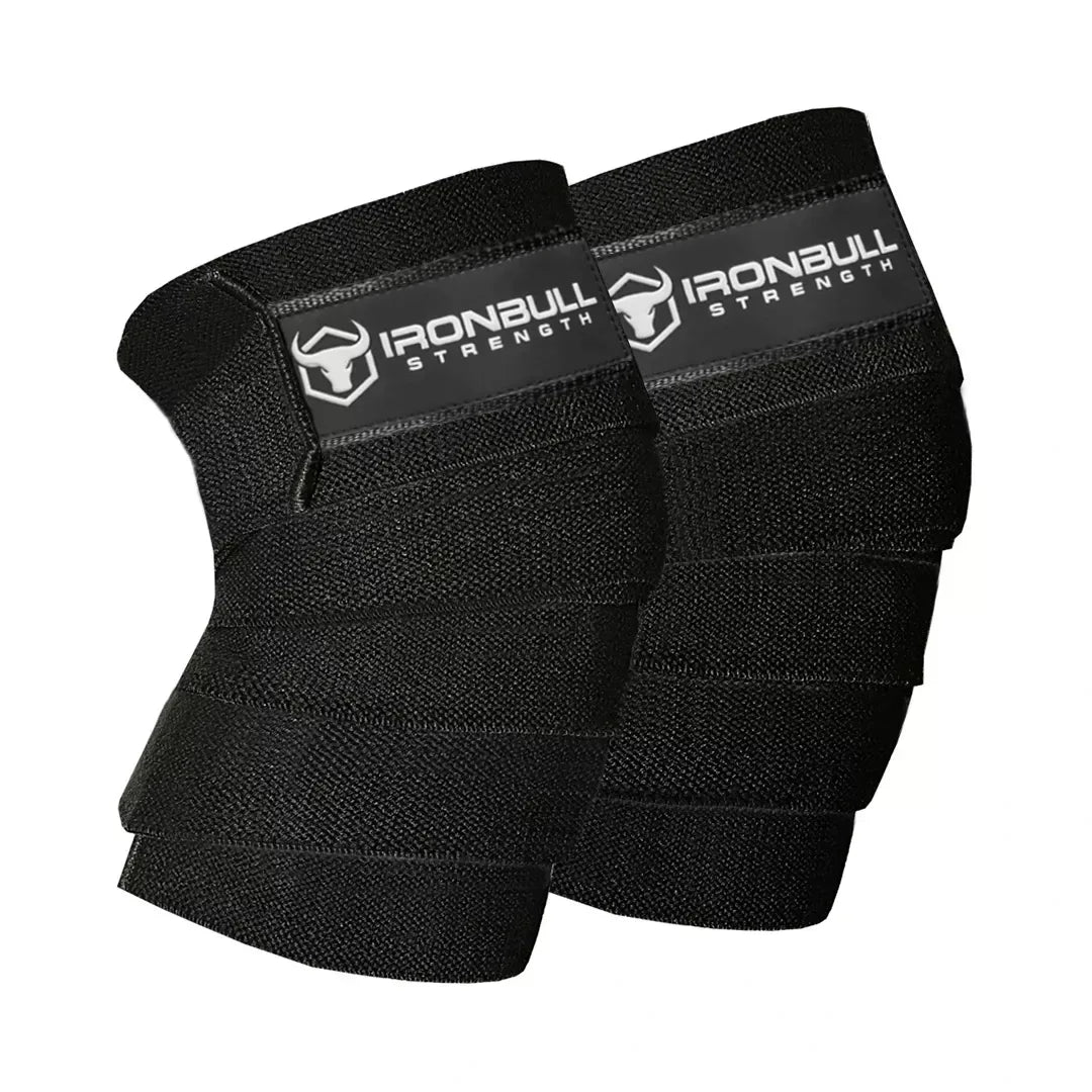 Classic Knee Wraps - Black - Fitness Dépôt +