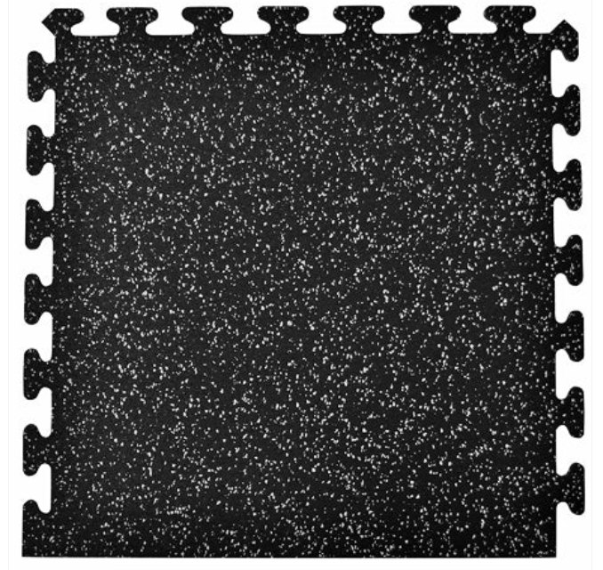 Regupol 2'x2' Interlocking Floor Tiling, Border