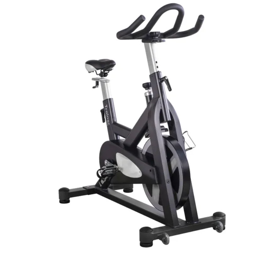 Vélo de groupe d'intérieur HMC 5008, argent - Fitness Dépôt +