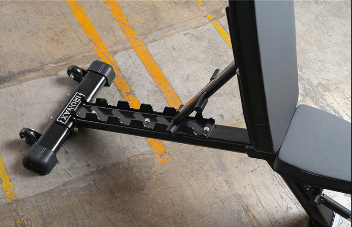 Banc FID IRONAX XFID1 avec (l'option extension des jambes / flexion des jambes) - Fitness Dépôt +