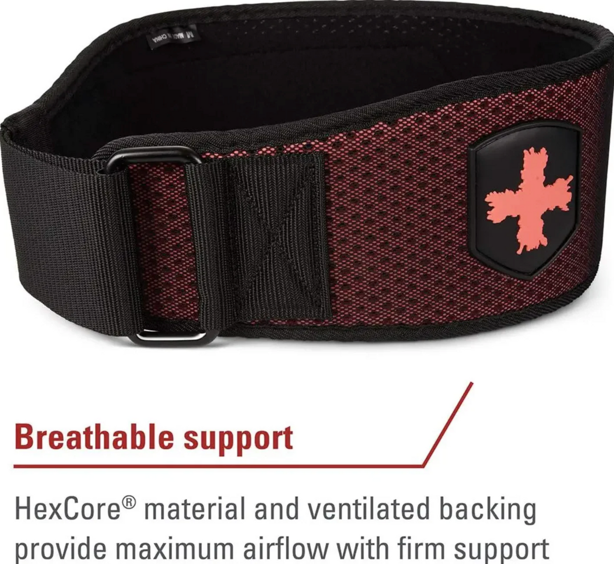 Harbinger Hexcore® Women's Belt, Coral