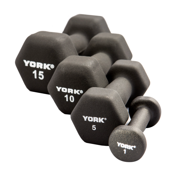 YORK® Hex Neoprene Dumbbells
