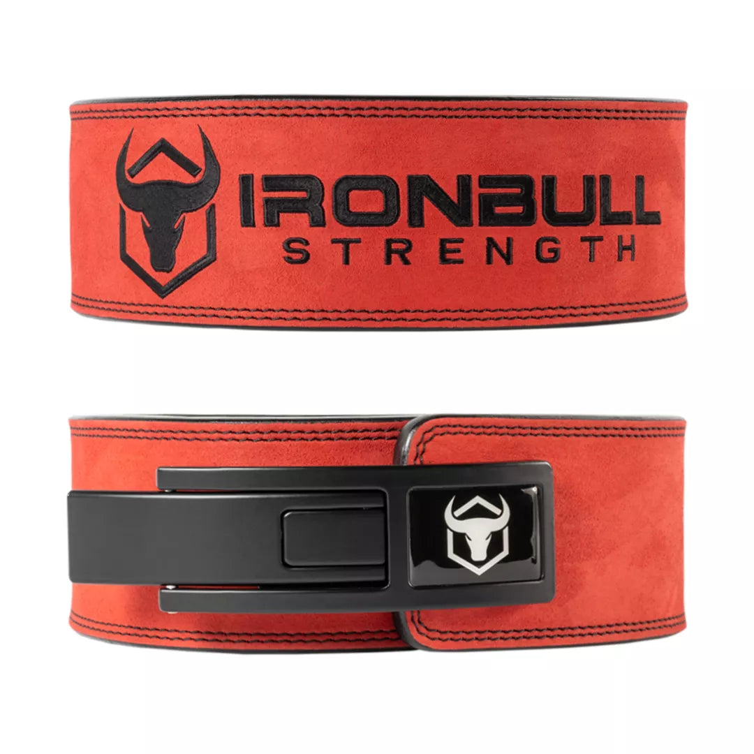 Unleash 10mm 4" Lever Belt - Red / XL - Fitness Dépôt +