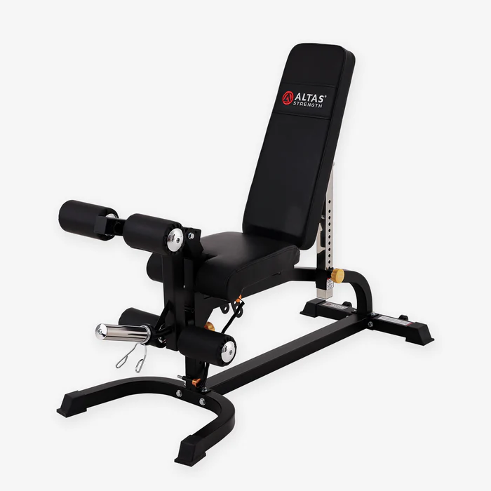 Banc de musculation Al-3018 avec attachement leg curl, leg extension et preacher curl