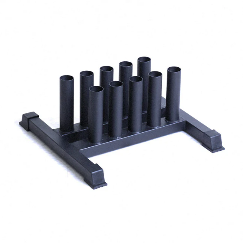 Rangement vertical pour 10 barres olympique