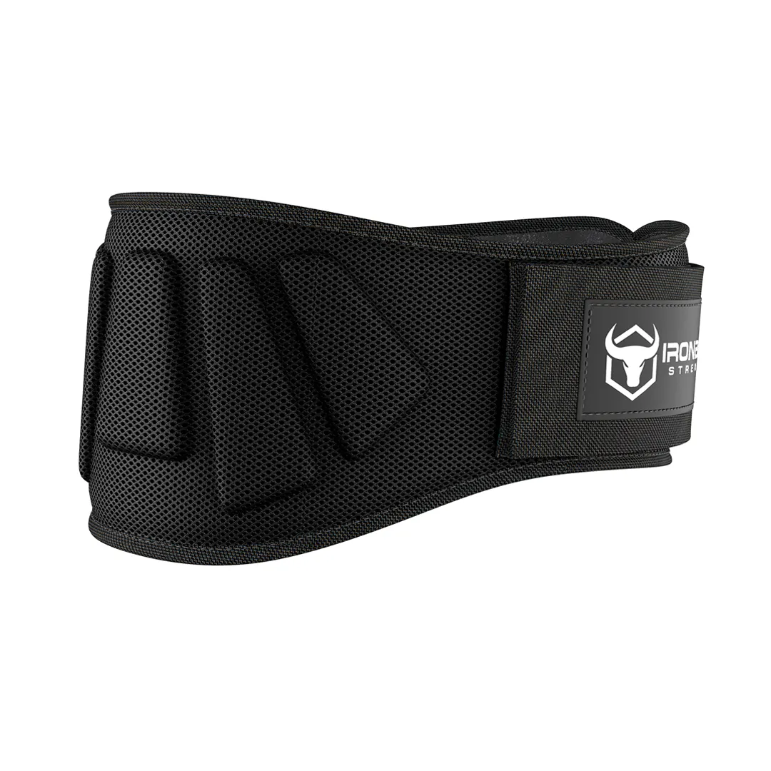 6" Reinforced Nylon Lifting Belt - Black / XL - Fitness Dépôt +