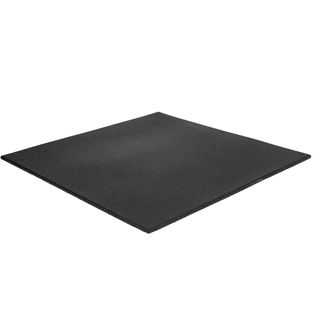 Tuile caoutchouc pour gym | 1m x 1m x 20mm | Noir