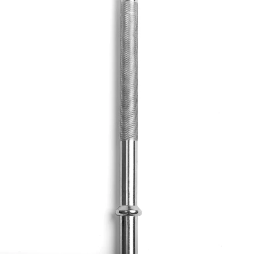 Element Fitness 7' (84 inch) Regular Solid Chrome Standard Bar