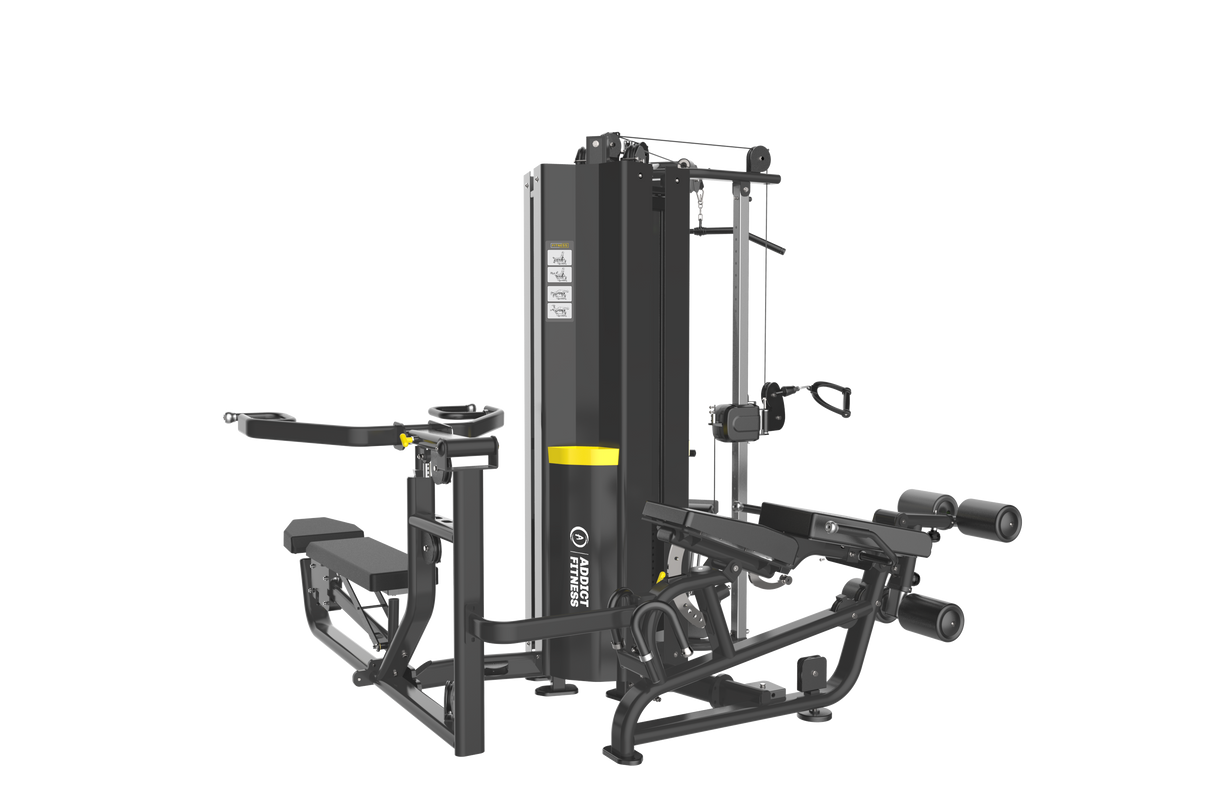 Multi station commercial 3 Stack Addict fitness