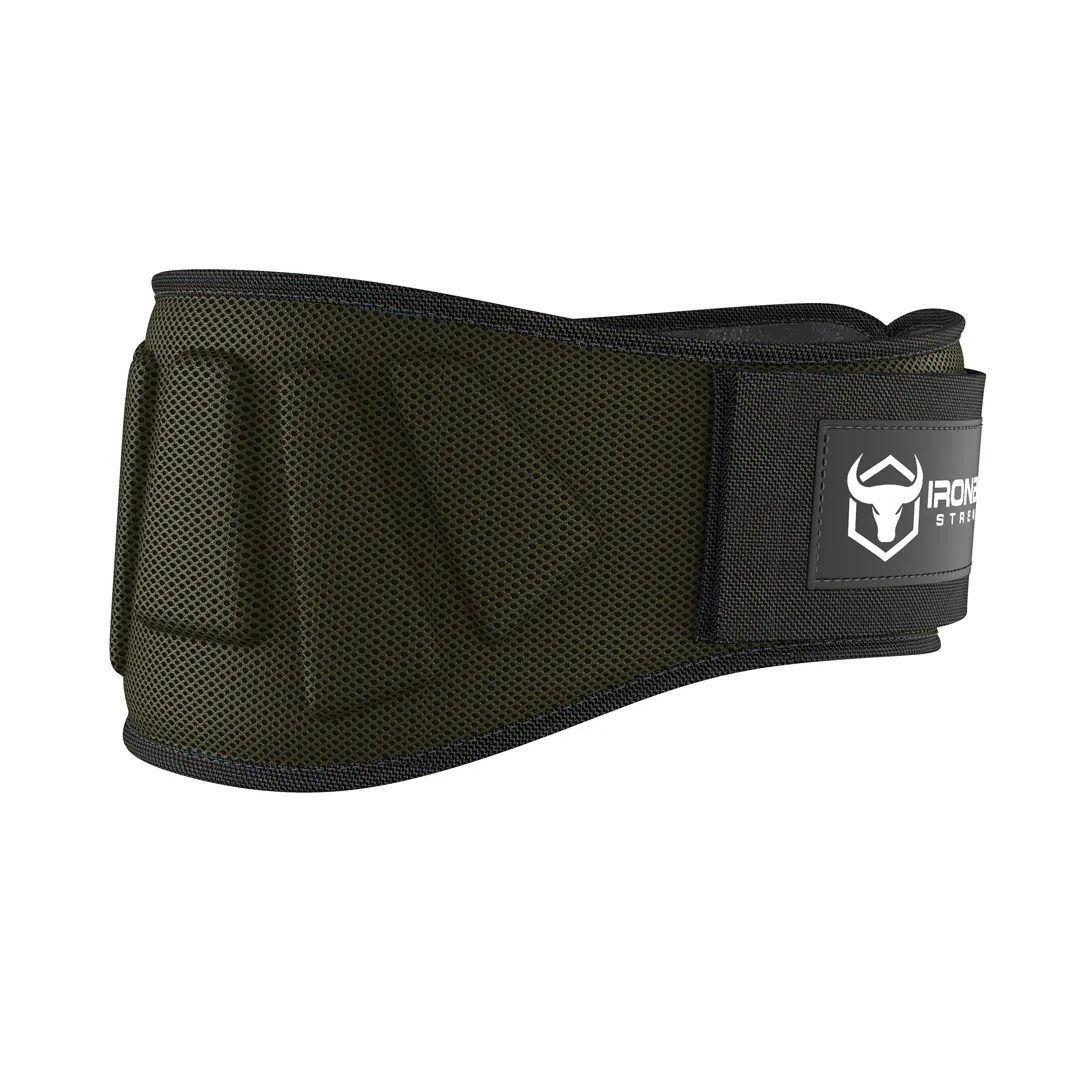 6" Reinforced Nylon Lifting Belt - Milspec Green / XL - Fitness Dépôt +