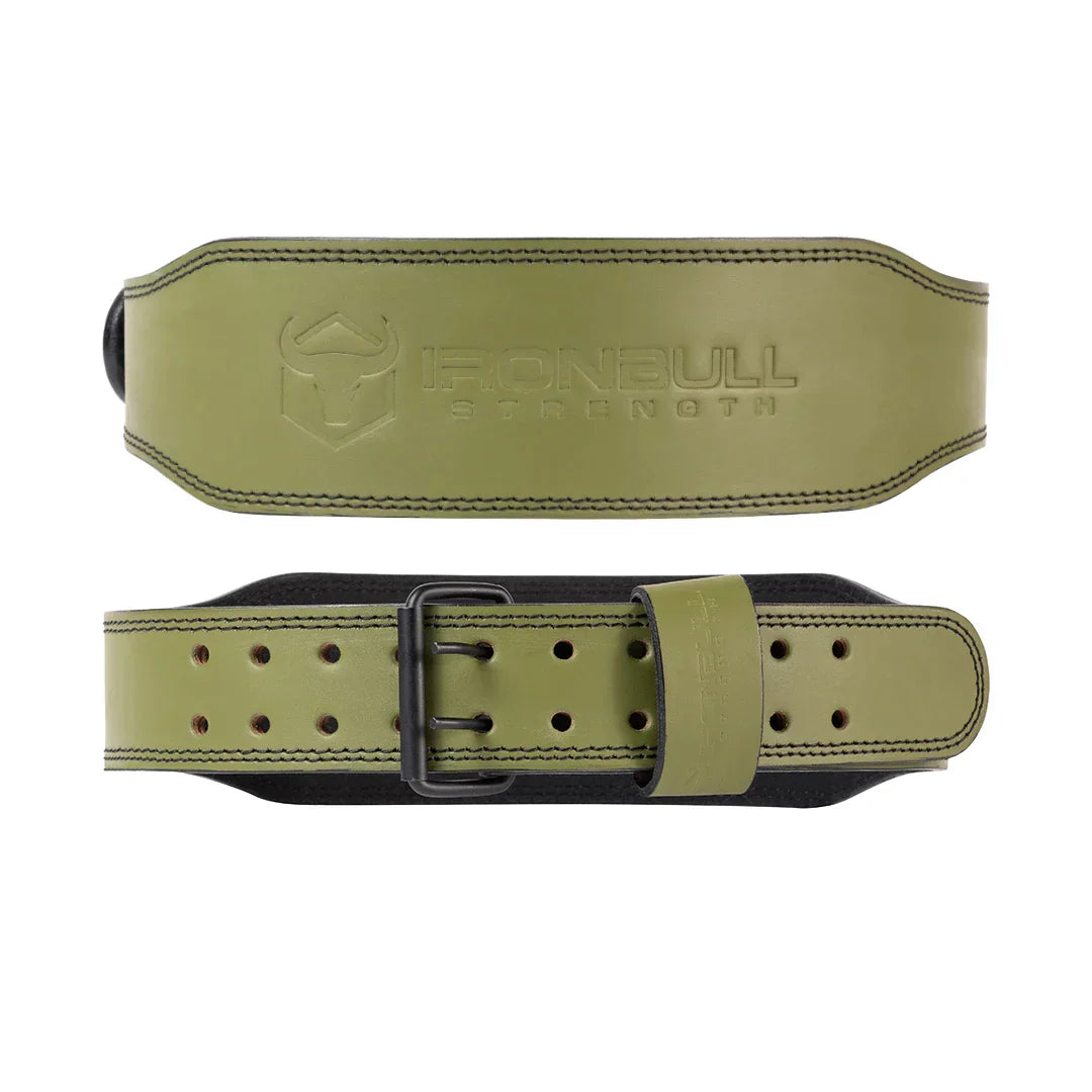 Unleash 7mm Leather Lifting Belt - Milspec Green / Small - Fitness Dépôt +