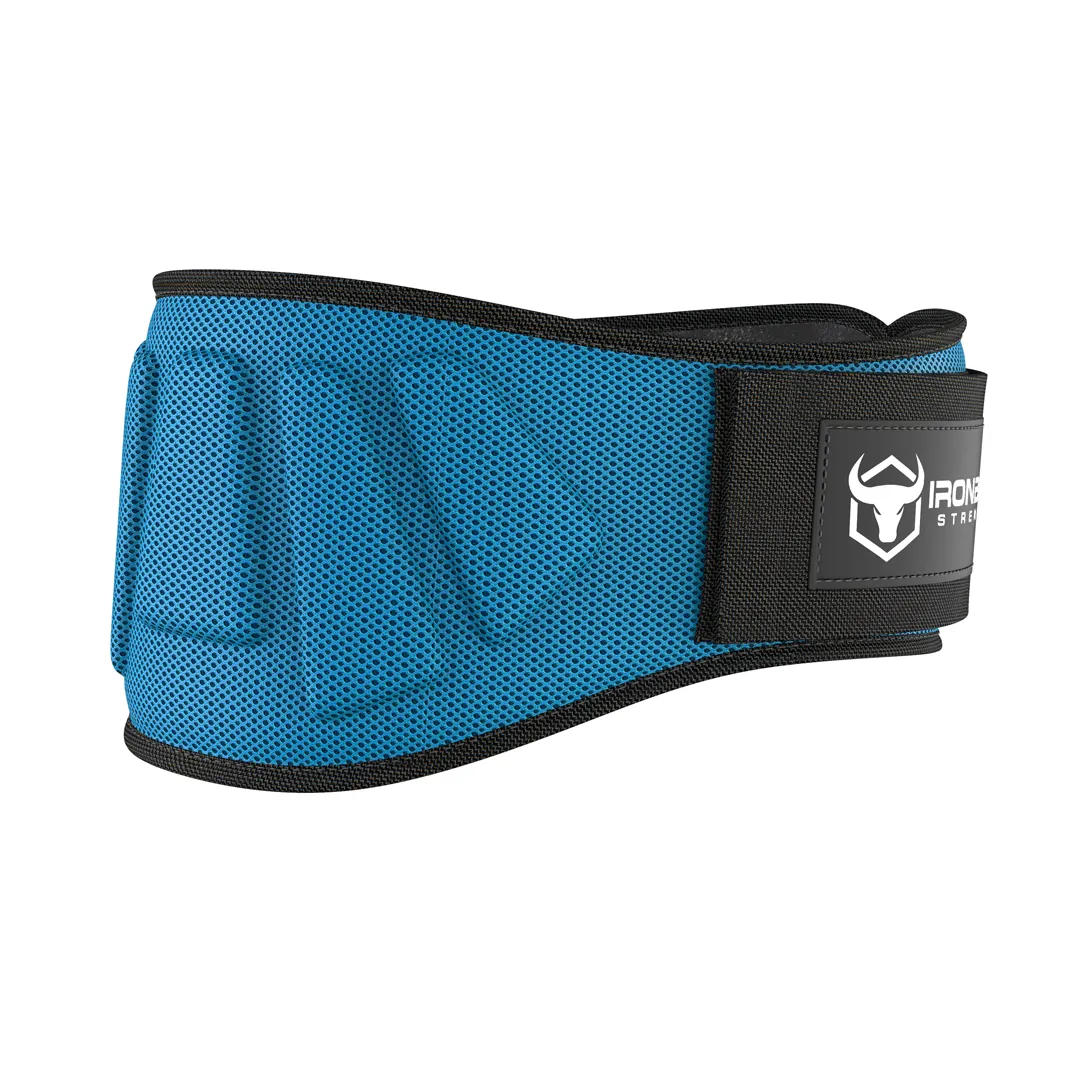 6" Reinforced Nylon Lifting Belt - Olympic Blue / L - Fitness Dépôt +