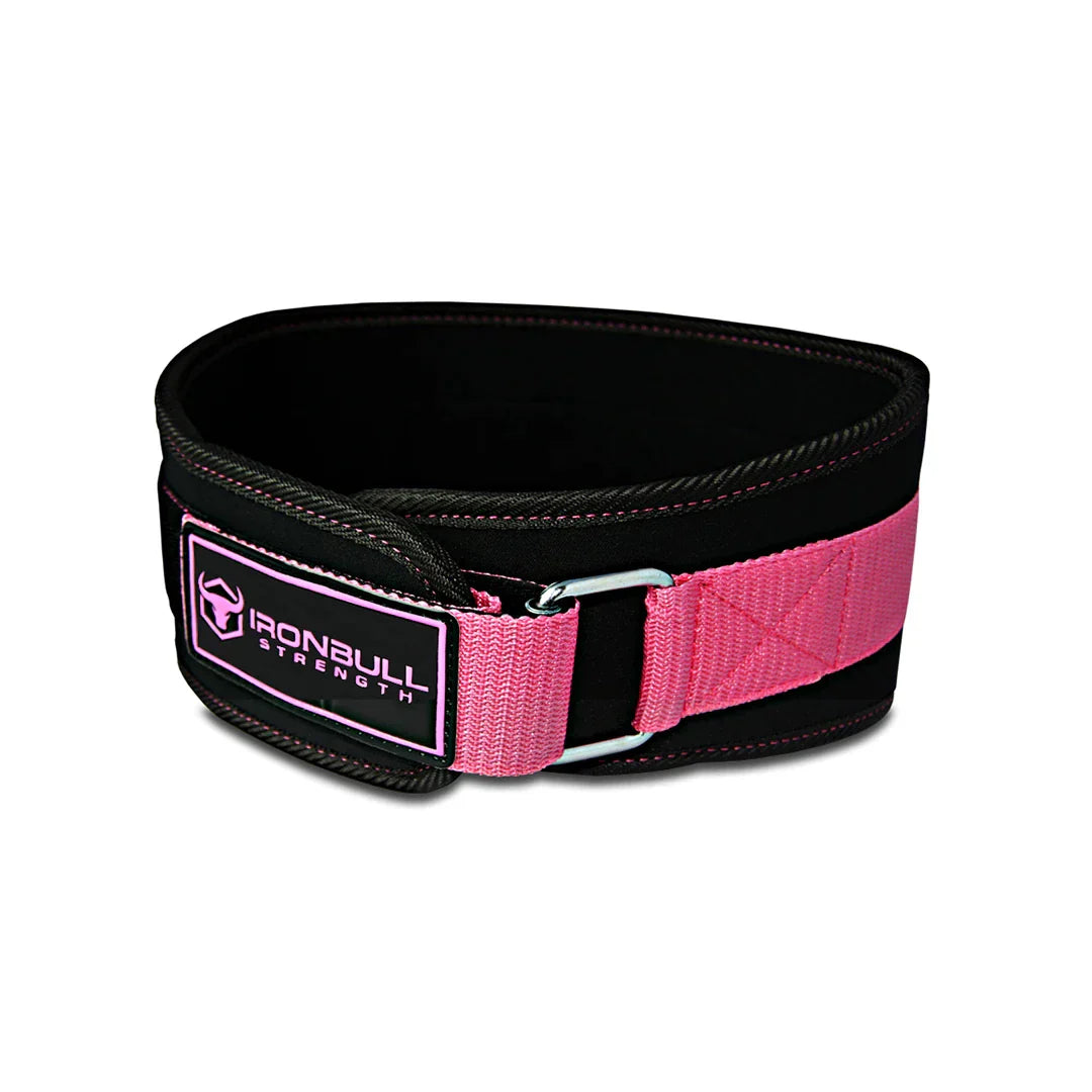Women Weightlifting Belt - Black/Pink / Large - Fitness Dépôt +