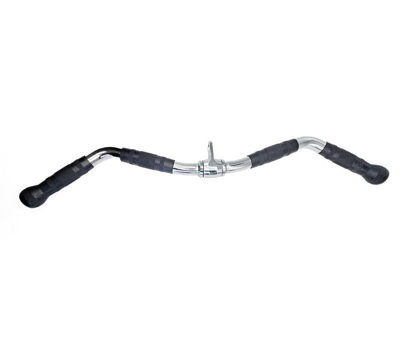 YORK® Barre curl chromée pivotante de 28 po
