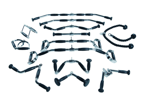 YORK® Machine Bar Set – Complete Cable Attachment Set