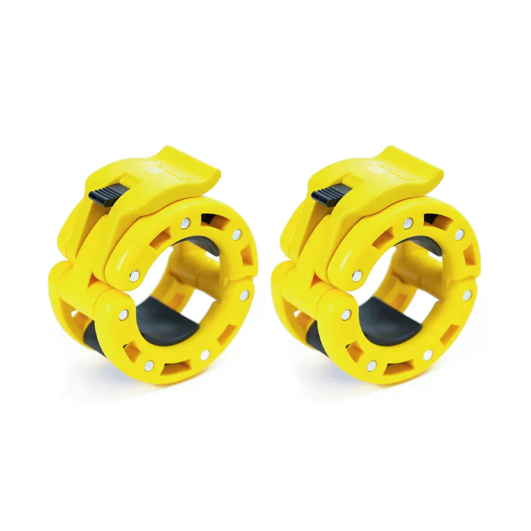 Barbell Collars V2 - Yellow - Fitness Dépôt +