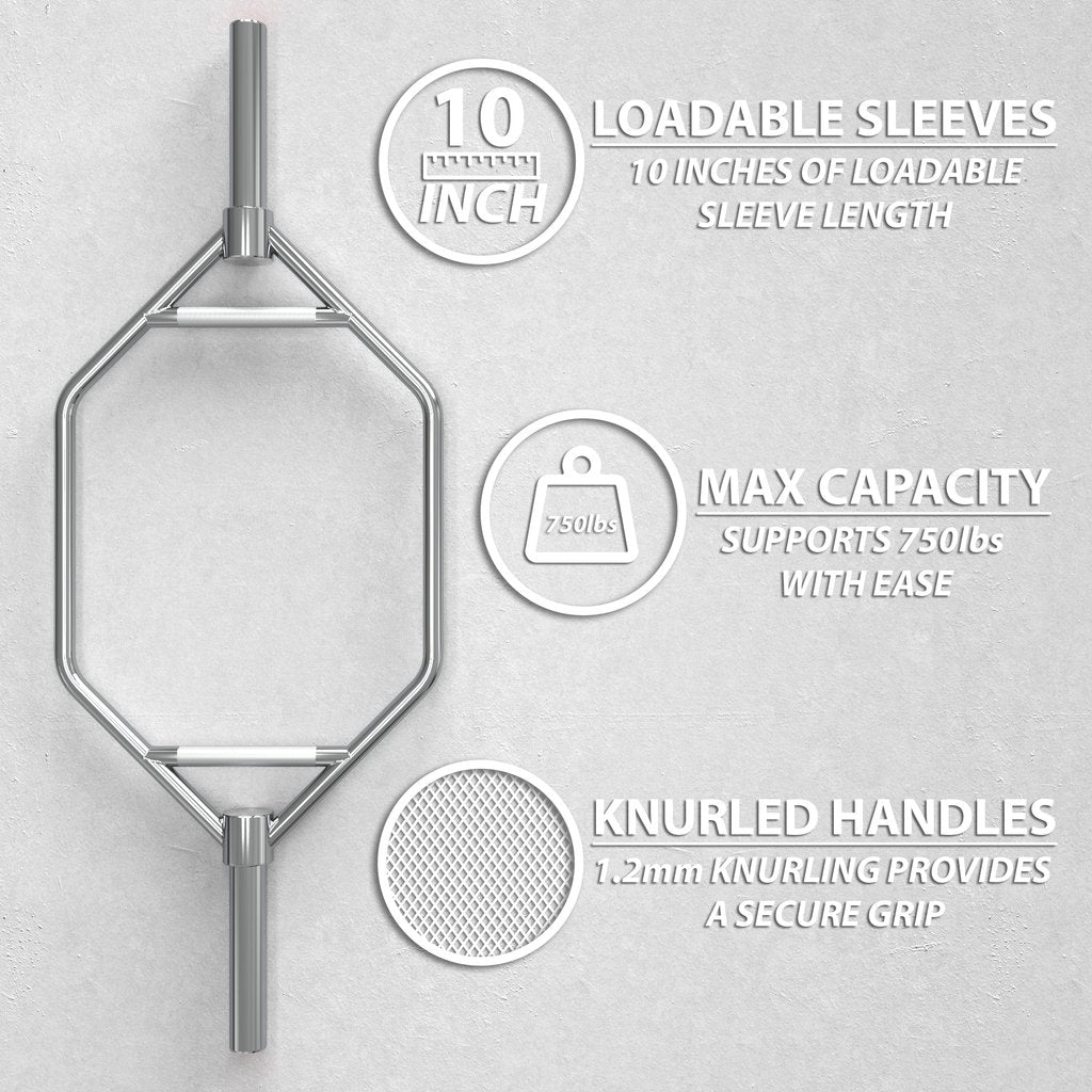 Commercial Olympic Hex Bar de Marque Synergee