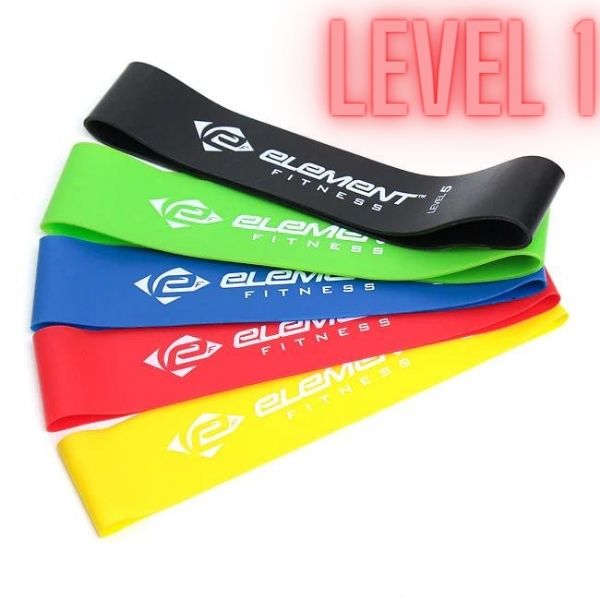 Resistance Exercise Bands (Mini-Bands) Level 1-5