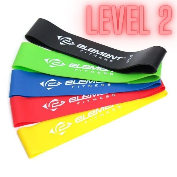 Resistance Exercise Bands (Mini-Bands) Level 1-5