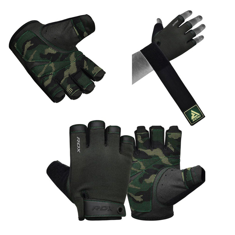 Gants de gymnastique demi-doigts d'haltérophilie T2