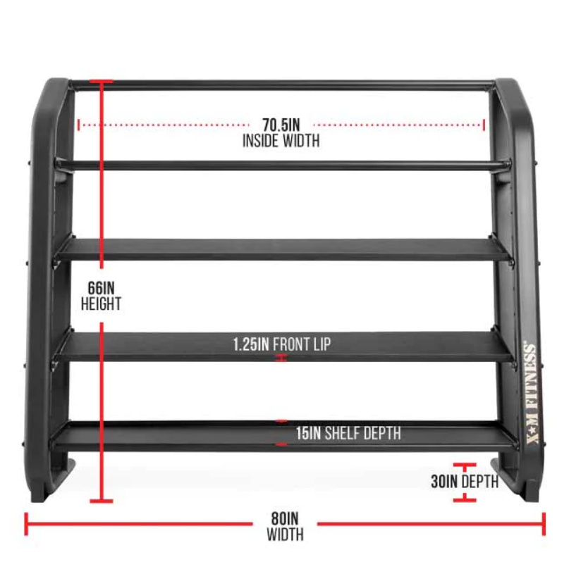 Support de rangement multiple à 5 niveaux XM Fitness