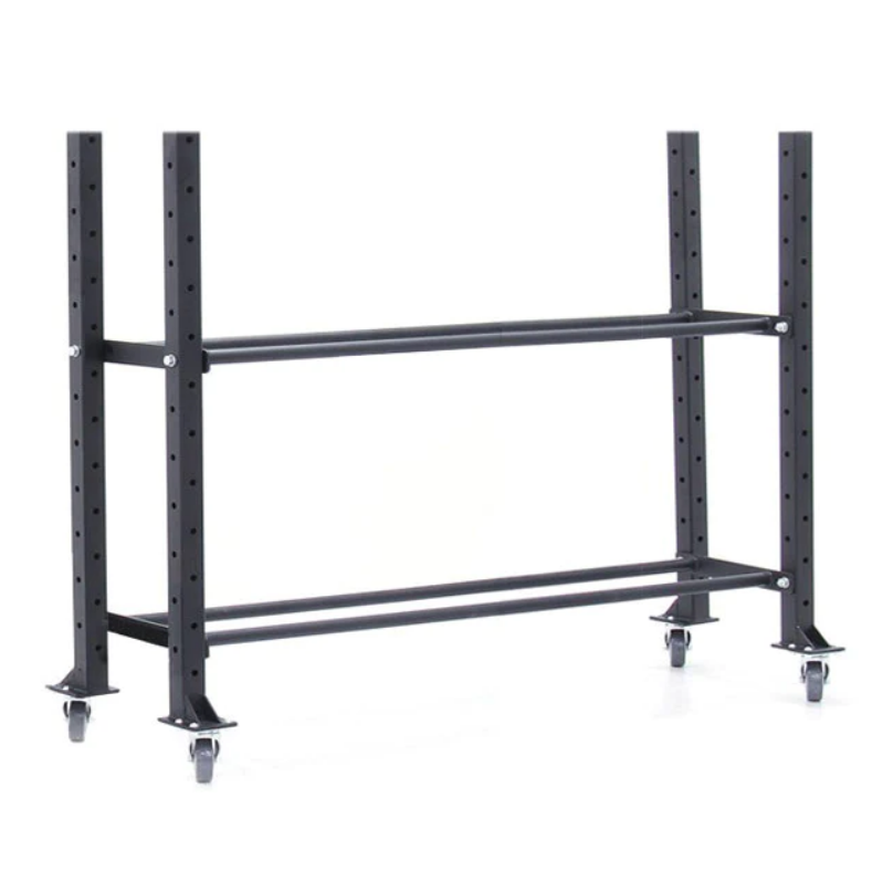 XM Fitness 2-Tier Olympic Ball/Plate Storage Rack - 6 Feet