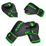 GANTS DE BOXE F6 NOIR MAT