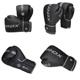 GANTS DE BOXE F6 NOIR MAT
