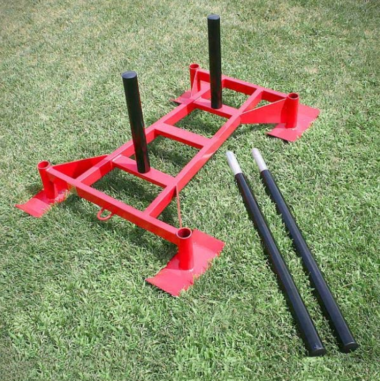 Sled (traîneau à pousser) rouge