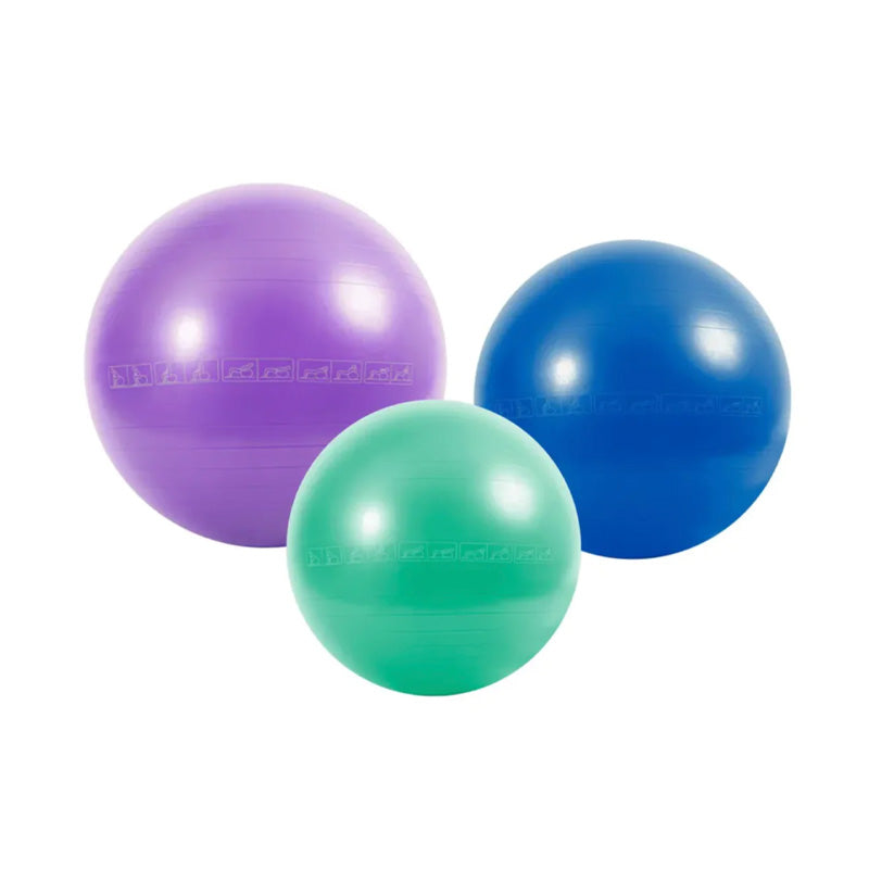 Ballon de yoga Northern Lights 65 cm, imprimé, vert