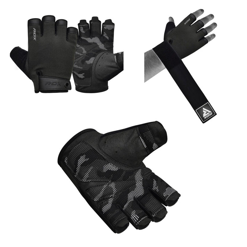 Gants de gymnastique demi-doigts d'haltérophilie T2