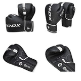 GANTS DE BOXE F6 NOIR MAT