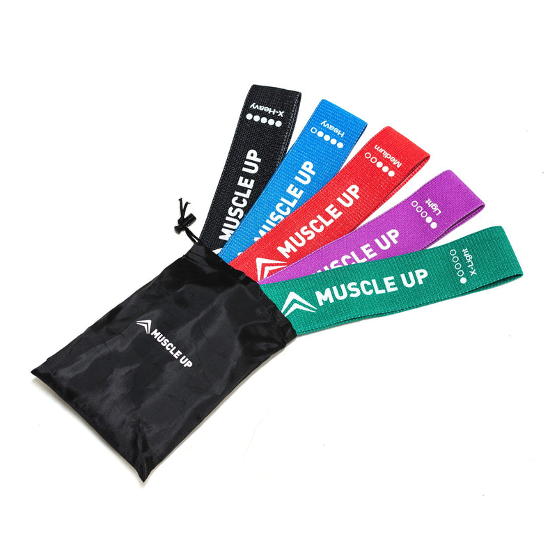 Mini-bandes en tissu Muscle Up - Fitness Dépôt +