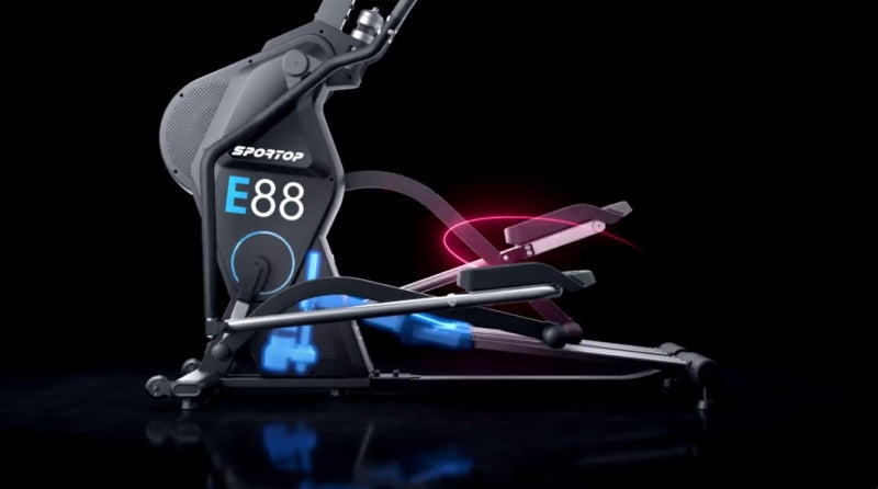 Elliptique Sportop E88 avec inclinaison motorisée