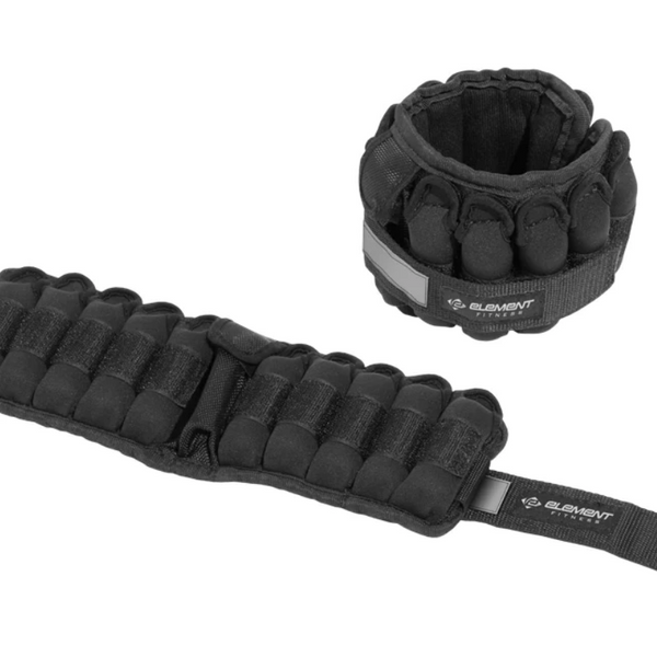 Poids de cheville réglables - Paire de 10 lb - Element Fitness