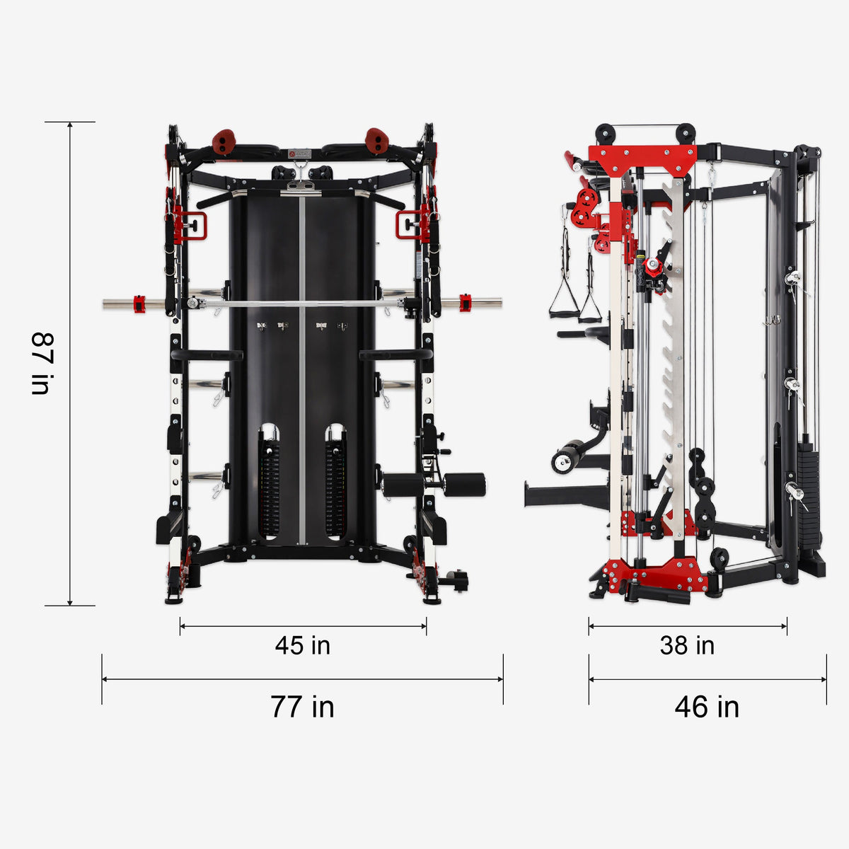 Altas Strength AL-3107 dimensions ouverte