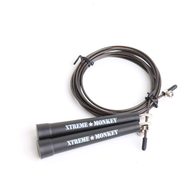 Speed ​​jump rope with adjustable ball bearing cable