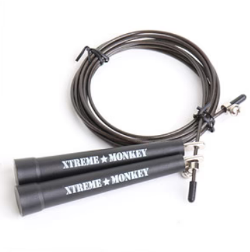 Speed ​​jump rope with adjustable ball bearing cable